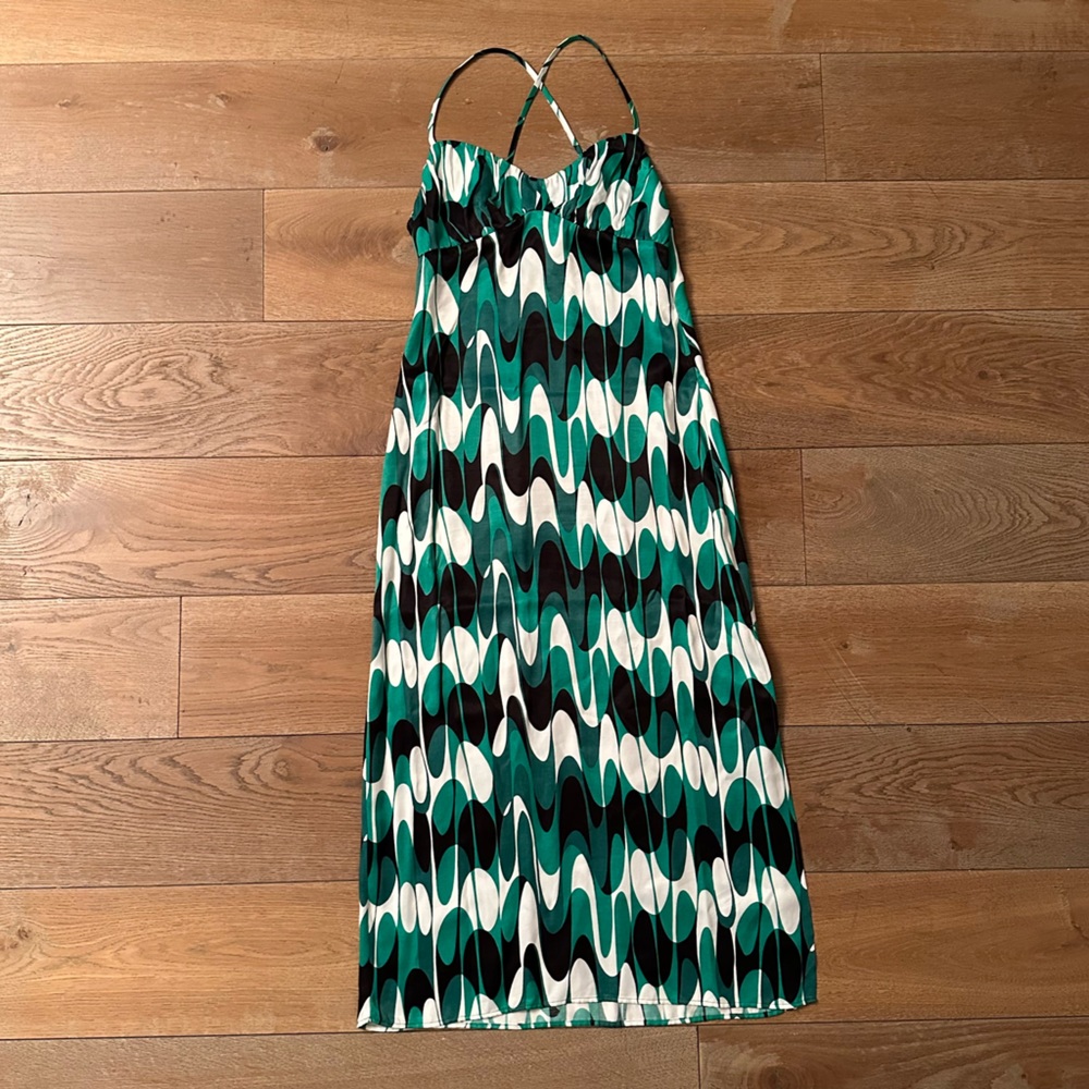 Zara Silk Midi Dress